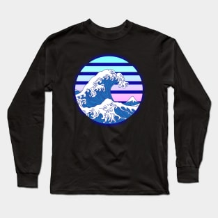 The Great Retro Wave Long Sleeve T-Shirt